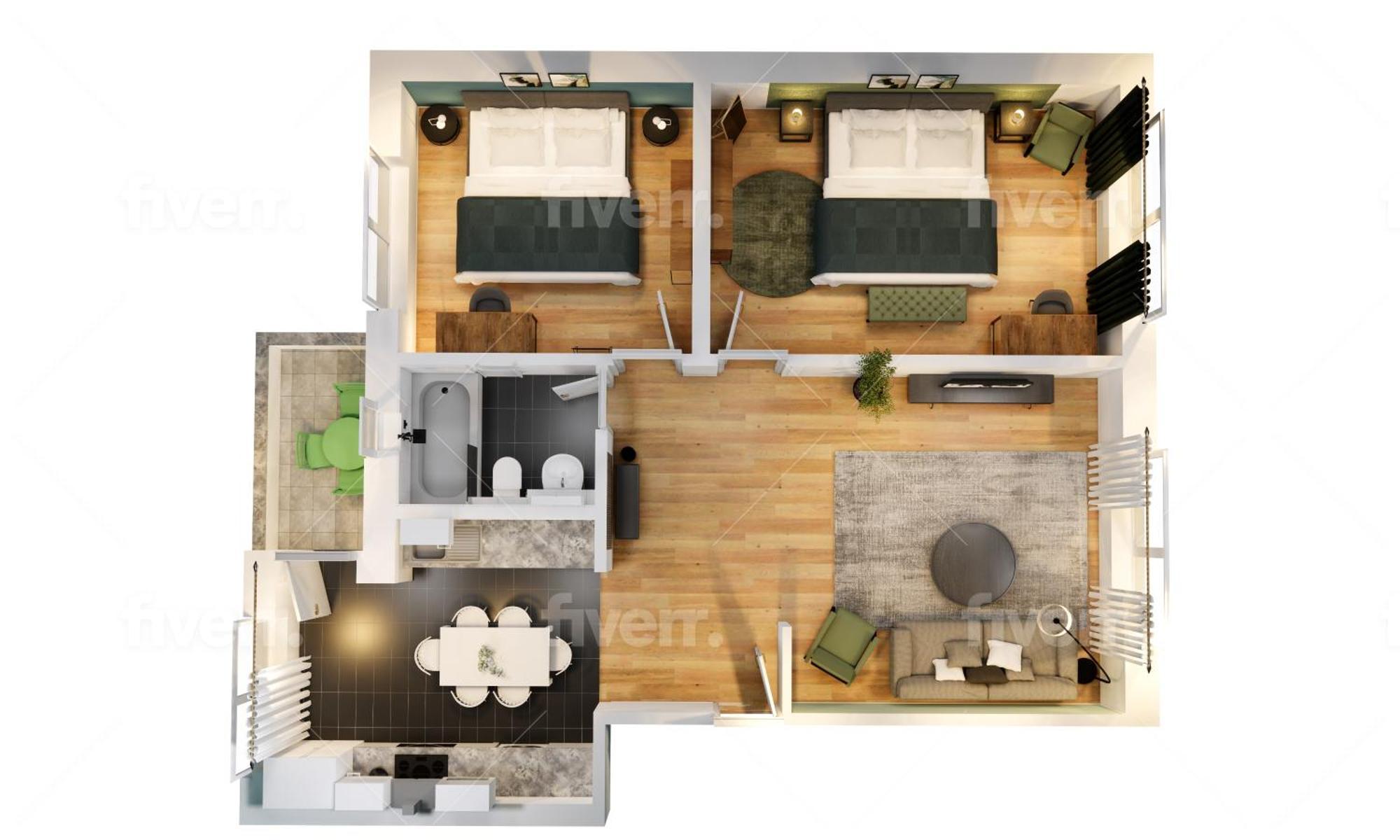 Olive Apartments - 2X Kingsize Betten - Sehr Zentral เลเวอร์คูเซน ภายนอก รูปภาพ