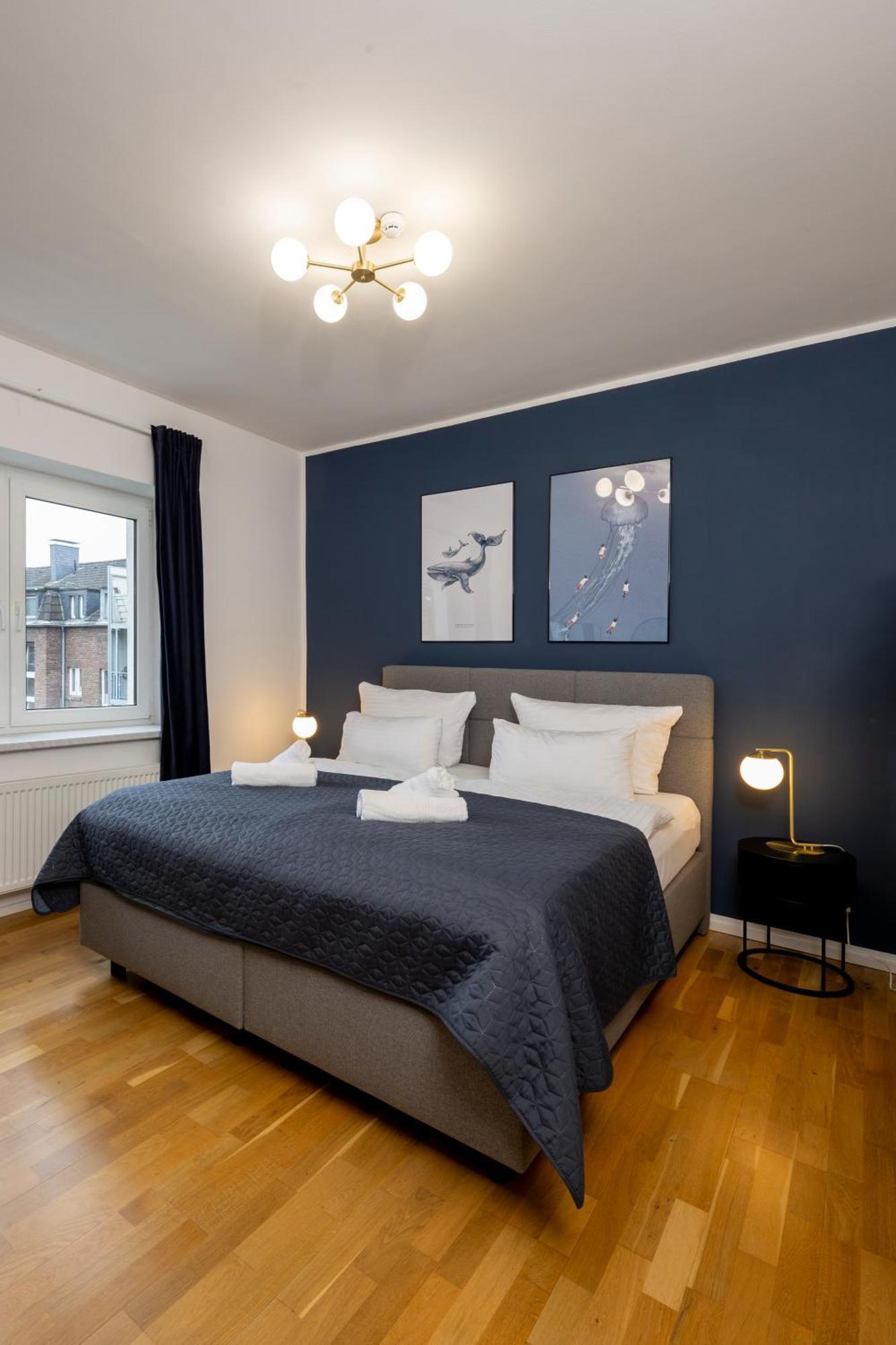 Olive Apartments - 2X Kingsize Betten - Sehr Zentral เลเวอร์คูเซน ภายนอก รูปภาพ