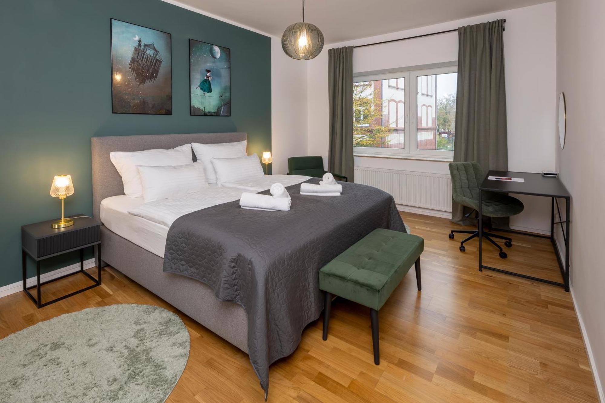 Olive Apartments - 2X Kingsize Betten - Sehr Zentral เลเวอร์คูเซน ภายนอก รูปภาพ